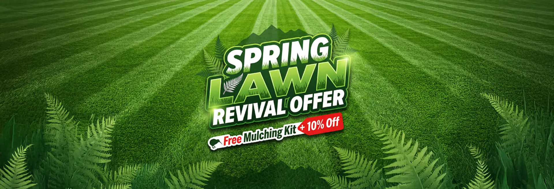 Purchase any Masport 3-in-1 mower this spring and receive a complimentary mulching kit.